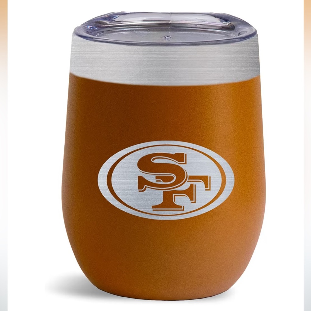 SF Logo Orange Stainless Steel Insulated Tumbler 12oz